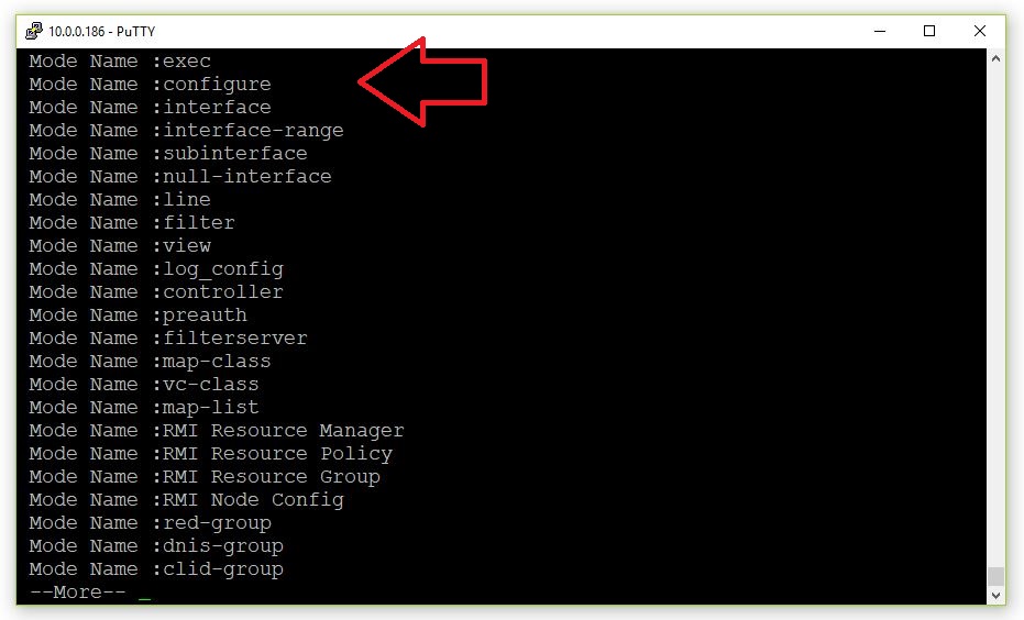 Cisco command shortcut